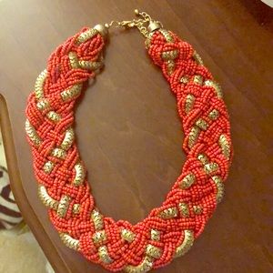 Red and gold necklace